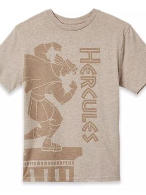 💪🏻EUC Disney "Hercules 25th Anniversary Collection Graphic T-Shirt" Tan Medium